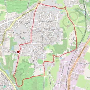 Itinéraire Aqueduc du Gier au Plat de l'Air, distance, dénivelé, altitude, carte, profil, trace GPS