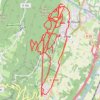 Itinéraire Forêt du Touvet, sentiers et chemins, distance, dénivelé, altitude, carte, profil, trace GPS