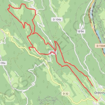 Itinéraire La chartreuse de porte, distance, dénivelé, altitude, carte, profil, trace GPS