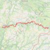 Itinéraire Vallée de l'Aveyron, distance, dénivelé, altitude, carte, profil, trace GPS