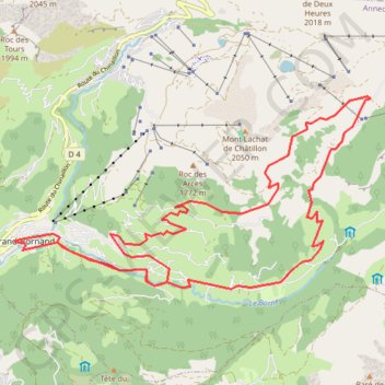 Itinéraire Balcon des Aravis, distance, dénivelé, altitude, carte, profil, trace GPS