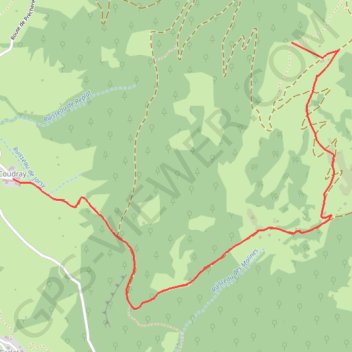 Itinéraire Randonnée raquettes : La croix d'Allant, distance, dénivelé, altitude, carte, profil, trace GPS