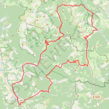 Itinéraire Deuxième parcours Luc en Diois-16721929, distance, dénivelé, altitude, carte, profil, trace GPS