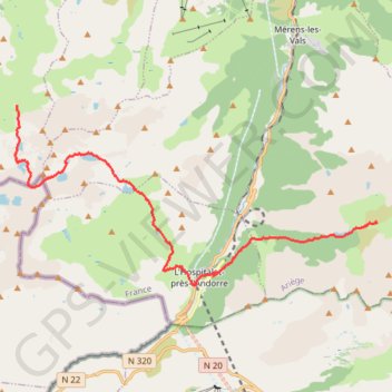 Itinéraire Pyrénées - Besines - Ruhle, distance, dénivelé, altitude, carte, profil, trace GPS