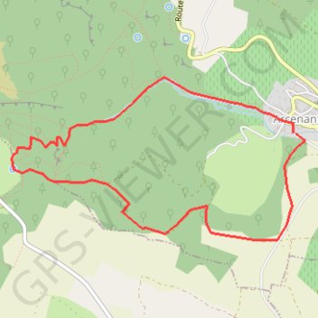 Itinéraire La vallée du raccordon, distance, dénivelé, altitude, carte, profil, trace GPS
