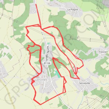 Itinéraire Patrouilleur guerviltrack secteur 1, distance, dénivelé, altitude, carte, profil, trace GPS