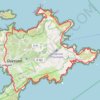 Itinéraire Ouessant par la côte Est, distance, dénivelé, altitude, carte, profil, trace GPS