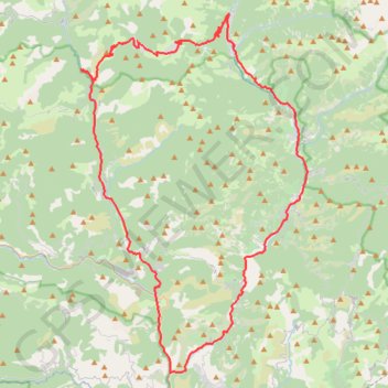 Itinéraire Col Saint Martin, distance, dénivelé, altitude, carte, profil, trace GPS