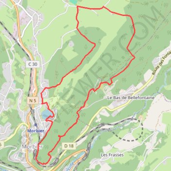 Itinéraire Grand Goulet et Trois Commères, distance, dénivelé, altitude, carte, profil, trace GPS