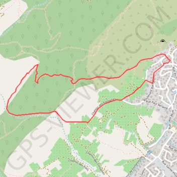 Itinéraire Au-dessus de Volx, distance, dénivelé, altitude, carte, profil, trace GPS