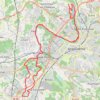 Itinéraire Bords de la charente Angouleme, distance, dénivelé, altitude, carte, profil, trace GPS