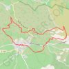 Itinéraire Les Mourels - Azillanet, distance, dénivelé, altitude, carte, profil, trace GPS