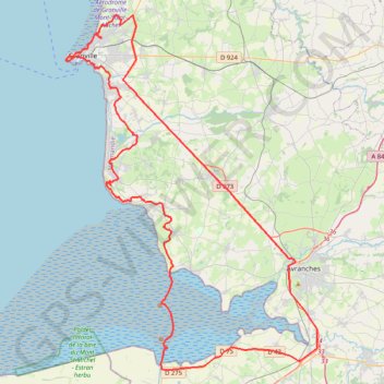 Itinéraire Rando bleue et verte, distance, dénivelé, altitude, carte, profil, trace GPS