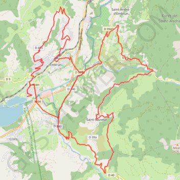 Itinéraire Parcours M Embrunman-18065366, distance, dénivelé, altitude, carte, profil, trace GPS