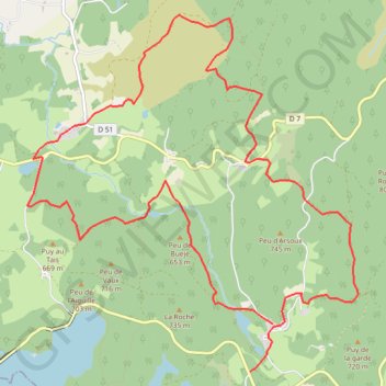 Itinéraire Circuit des Tourbières, distance, dénivelé, altitude, carte, profil, trace GPS