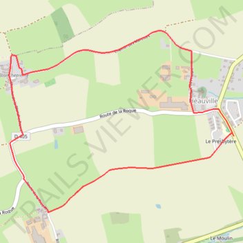 Itinéraire A2H nature rando 4KM, distance, dénivelé, altitude, carte, profil, trace GPS