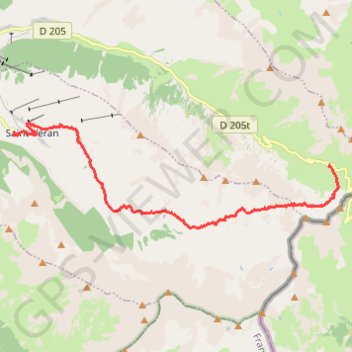 Itinéraire QUEYRAS - Saint VERAND -AGNEL - JOUR 2, distance, dénivelé, altitude, carte, profil, trace GPS