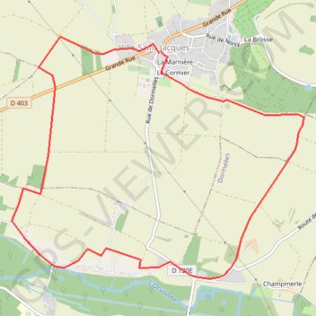 Itinéraire De l'Ouzille pour les Hôpitaux, distance, dénivelé, altitude, carte, profil, trace GPS