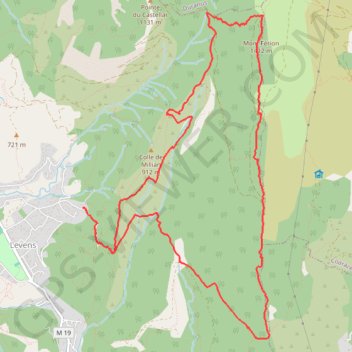 Itinéraire Crête du Férion, distance, dénivelé, altitude, carte, profil, trace GPS