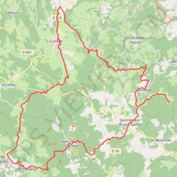 Itinéraire Sortie VR2, distance, dénivelé, altitude, carte, profil, trace GPS