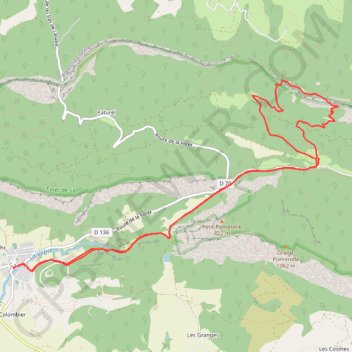 Itinéraire Chapelle Saint Medard depuis Saou, distance, dénivelé, altitude, carte, profil, trace GPS
