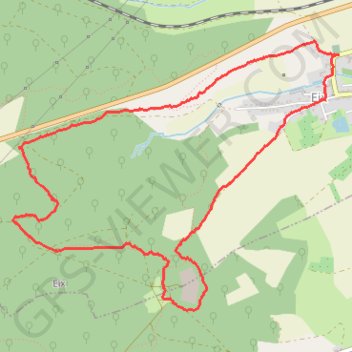 Itinéraire Marche prépa rando Eix, distance, dénivelé, altitude, carte, profil, trace GPS