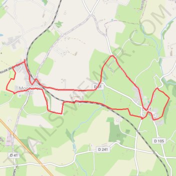 Itinéraire pedestre 9km nouveau, distance, dénivelé, altitude, carte, profil, trace GPS