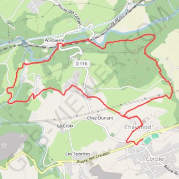 Itinéraire La marche sportive, distance, dénivelé, altitude, carte, profil, trace GPS