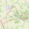 Itinéraire Les Katts - Godewaersvelde, distance, dénivelé, altitude, carte, profil, trace GPS