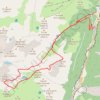 Itinéraire Pic d'Albe par Merens les Vals, distance, dénivelé, altitude, carte, profil, trace GPS