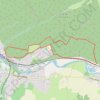 Itinéraire Damelevières - Mont sur Meurthe, et retour, par les bois, distance, dénivelé, altitude, carte, profil, trace GPS