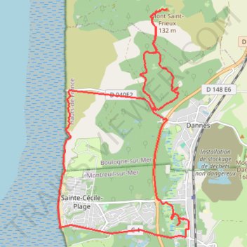 Itinéraire 2023-10-05-03, distance, dénivelé, altitude, carte, profil, trace GPS