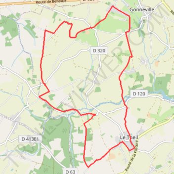 Itinéraire Pédestre 16kms 2026, distance, dénivelé, altitude, carte, profil, trace GPS