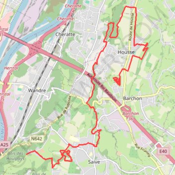 Itinéraire 25 km 2024 scouts, distance, dénivelé, altitude, carte, profil, trace GPS