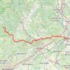 Itinéraire D'Avignon aux Cévennes, distance, dénivelé, altitude, carte, profil, trace GPS