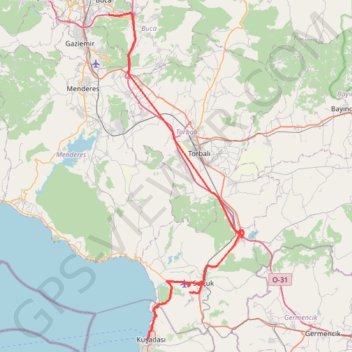 Itinéraire Turquie - Jour 2, distance, dénivelé, altitude, carte, profil, trace GPS