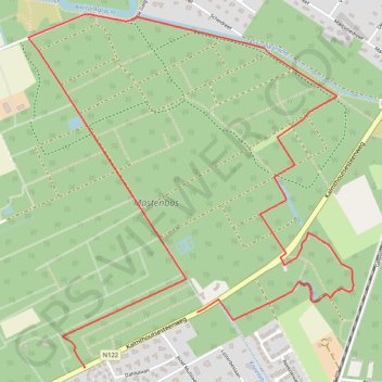 Itinéraire Mastenbos - Kapellen, distance, dénivelé, altitude, carte, profil, trace GPS