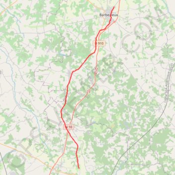 Itinéraire Clérac vers Barbezieux, distance, dénivelé, altitude, carte, profil, trace GPS