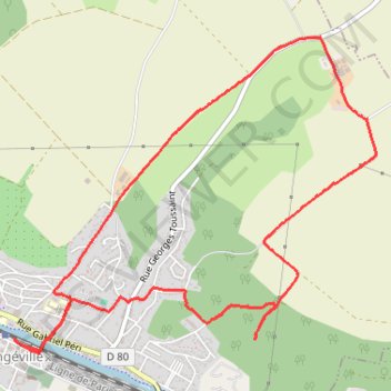 Itinéraire Varangeville, distance, dénivelé, altitude, carte, profil, trace GPS