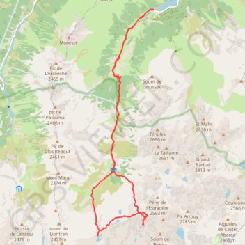Itinéraire 2020-07-25 17:59:21, distance, dénivelé, altitude, carte, profil, trace GPS