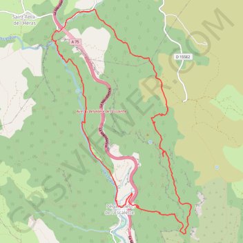 Itinéraire ESCALETTE 16 03 14, distance, dénivelé, altitude, carte, profil, trace GPS