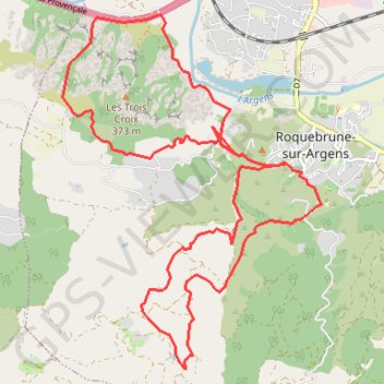 Itinéraire La draille du facteur, distance, dénivelé, altitude, carte, profil, trace GPS