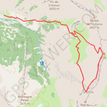 Itinéraire Lac de Lalatcha, distance, dénivelé, altitude, carte, profil, trace GPS