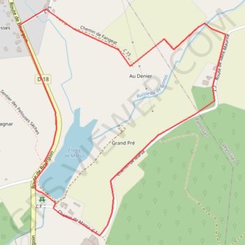 Itinéraire Étang de Marsa, distance, dénivelé, altitude, carte, profil, trace GPS