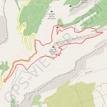 Itinéraire Vallon des Crides - Gémenos, distance, dénivelé, altitude, carte, profil, trace GPS