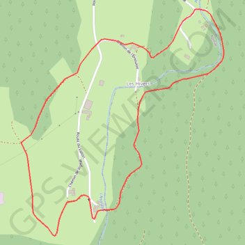 Itinéraire Sentier de découverte du moulin du Vignal - Apinac, distance, dénivelé, altitude, carte, profil, trace GPS