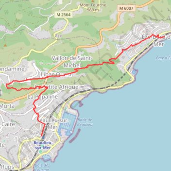Itinéraire Circuit de Saint-Michel, distance, dénivelé, altitude, carte, profil, trace GPS