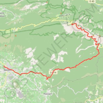Itinéraire Mountain Biking 4/19/13 8:46 am, distance, dénivelé, altitude, carte, profil, trace GPS