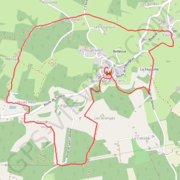 Itinéraire 24-371, distance, dénivelé, altitude, carte, profil, trace GPS