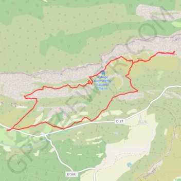 Itinéraire La Marbière - Saint Ser, distance, dénivelé, altitude, carte, profil, trace GPS